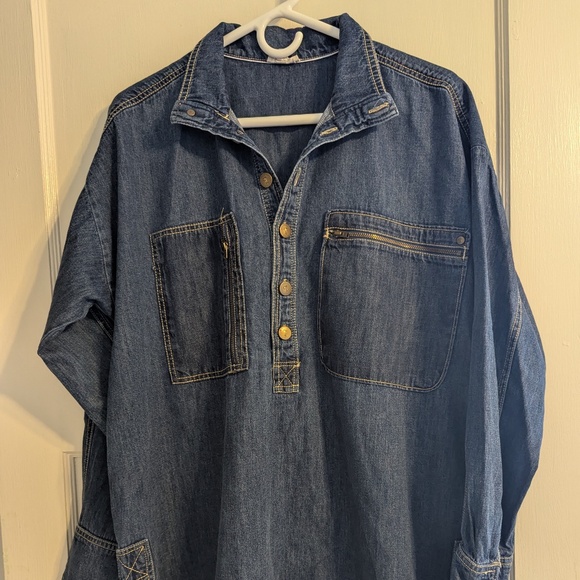 Jean/Denim Shirt or Dress Pilcro M - Picture 5 of 14